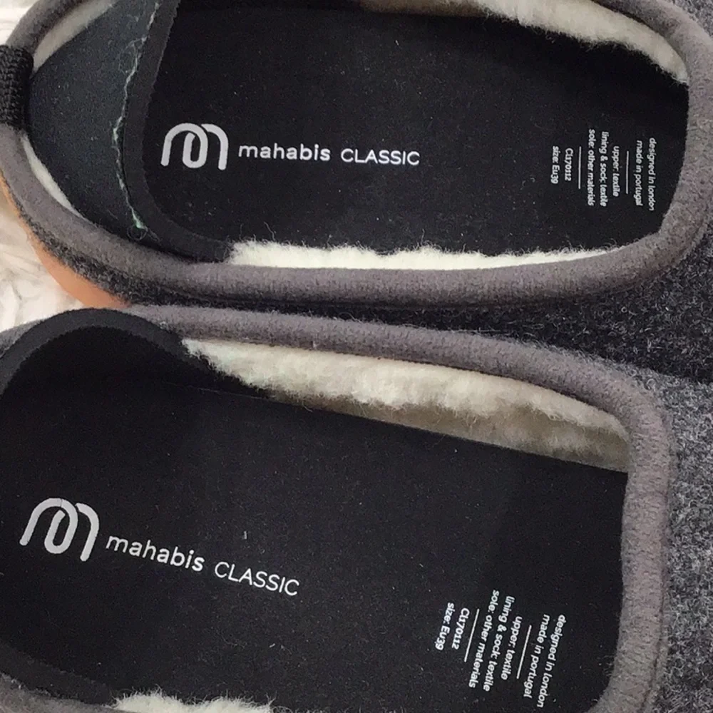 Mahabis Classic wool flats 39